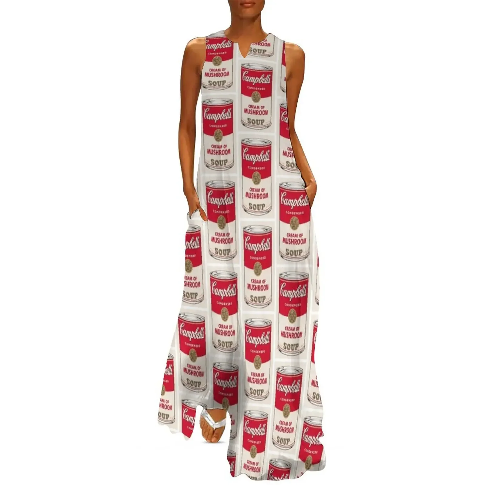 

warhol- vintage illustration Long Dress Long veiled dresses prom clothes clothes for women Dress