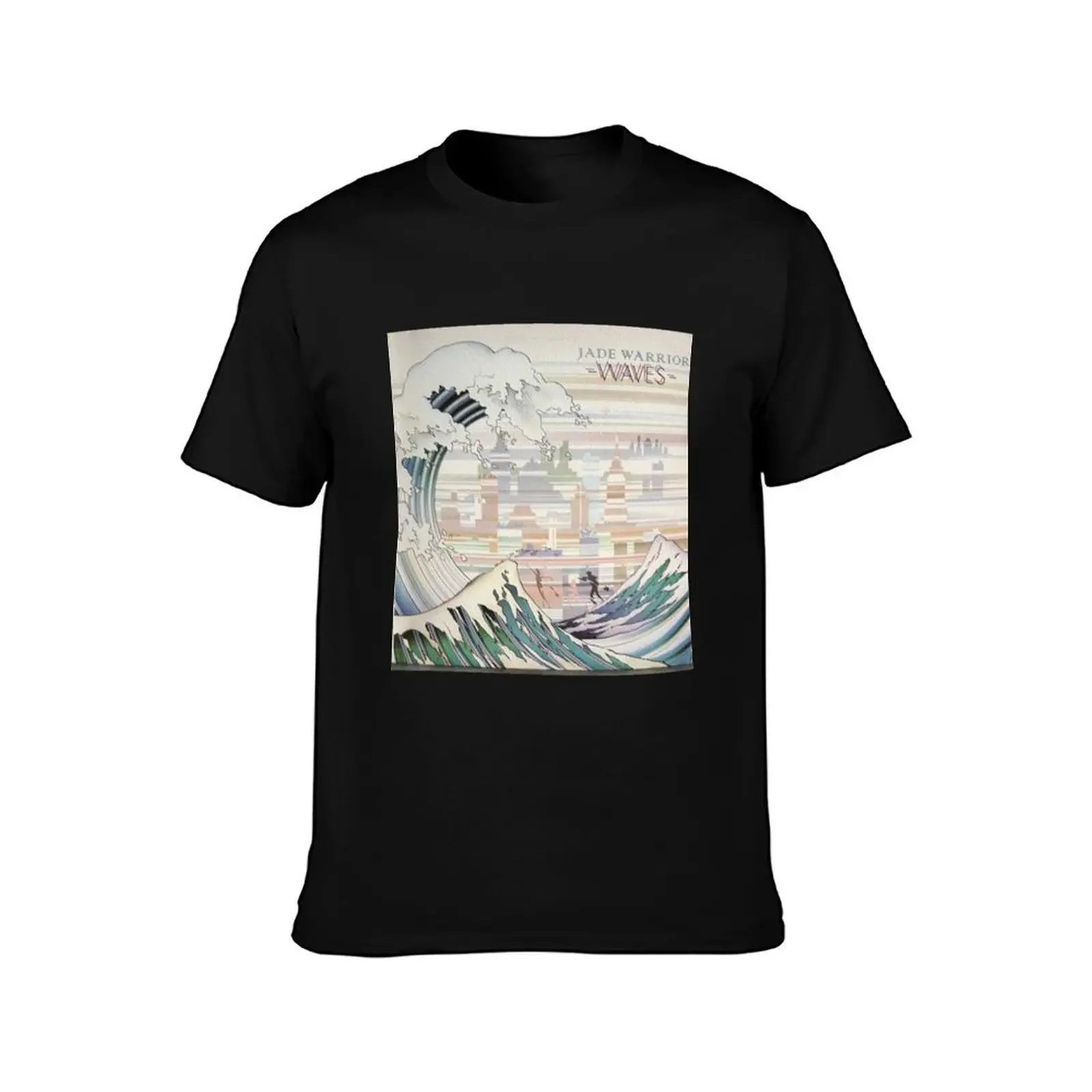 Jade Warrior, Waves, Prog, Rock T-Shirt anime figures oversized mens t shirts casual stylish