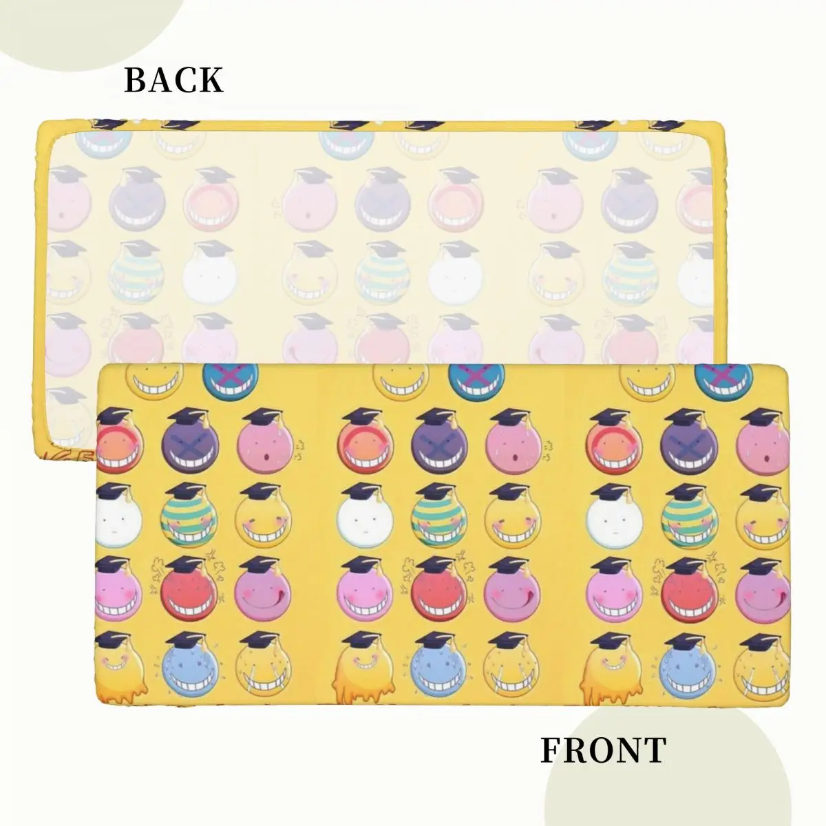 Assassination Classroom Octopus Koro Sensei Customized Rectangular Tablecloth Waterproof Table Cover for Festival Table Cloth