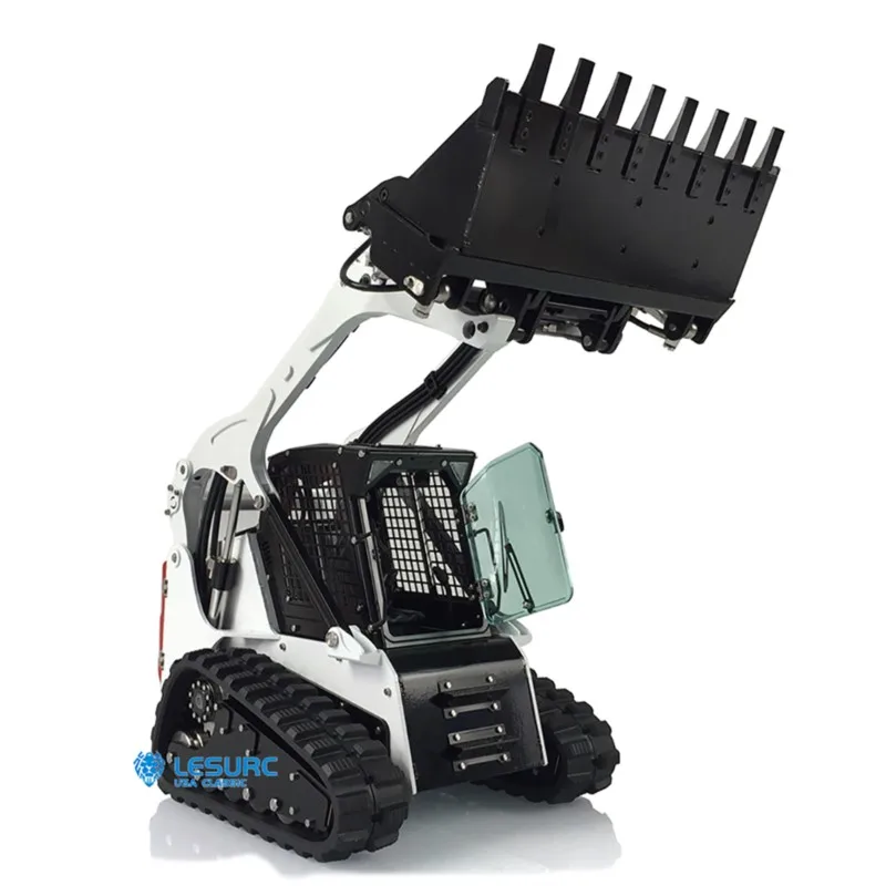LESU 1/14 Crawler Skid-Steer Aoue LT5 Metal RC Hydraulic Loader RTR Model Lights Outdoor Toys THZH1208