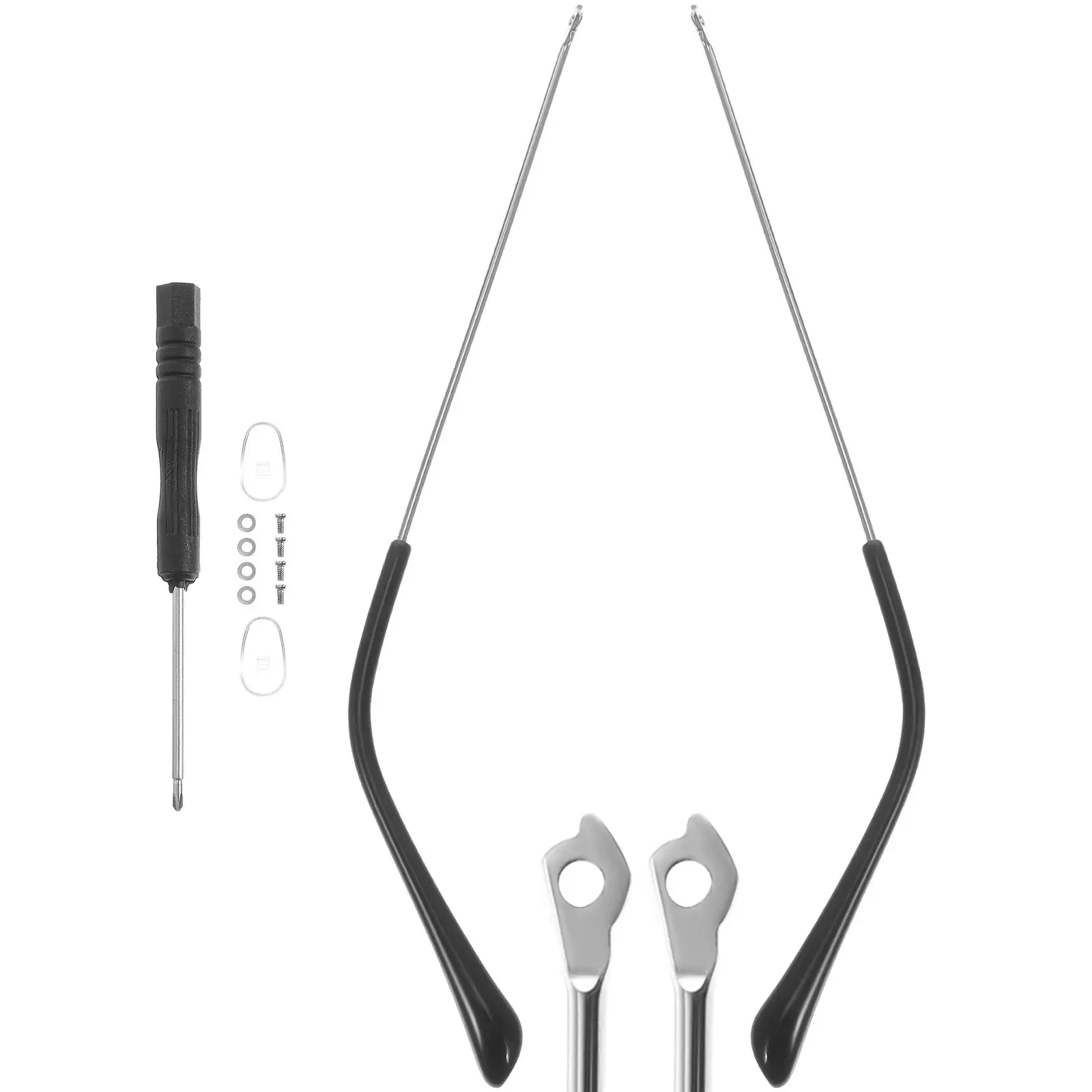 

Glasses Accessories Eyeglasses Repair Parts Replacement Temples for Arm Adjustable Comfortable Metal Alloy Legs