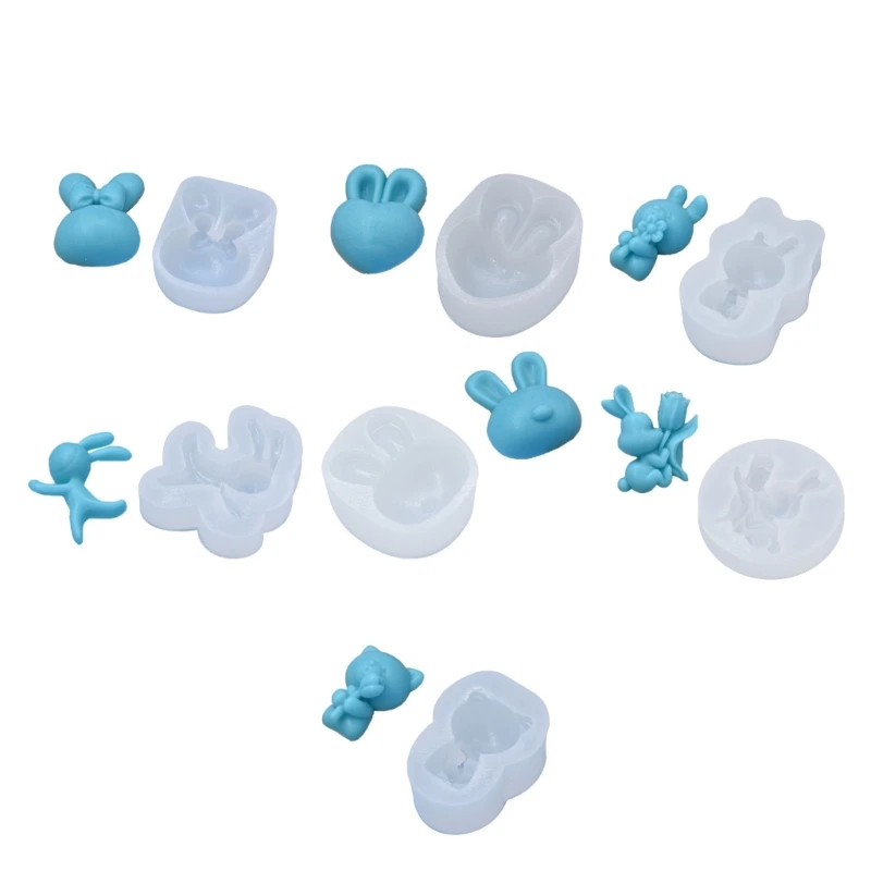 

Bear Rabbit Flower Fondant Mold Biscuits Mold DIY Cartoon Press Baking Mold Birthday Cookie Tools Cake Decorating Tools