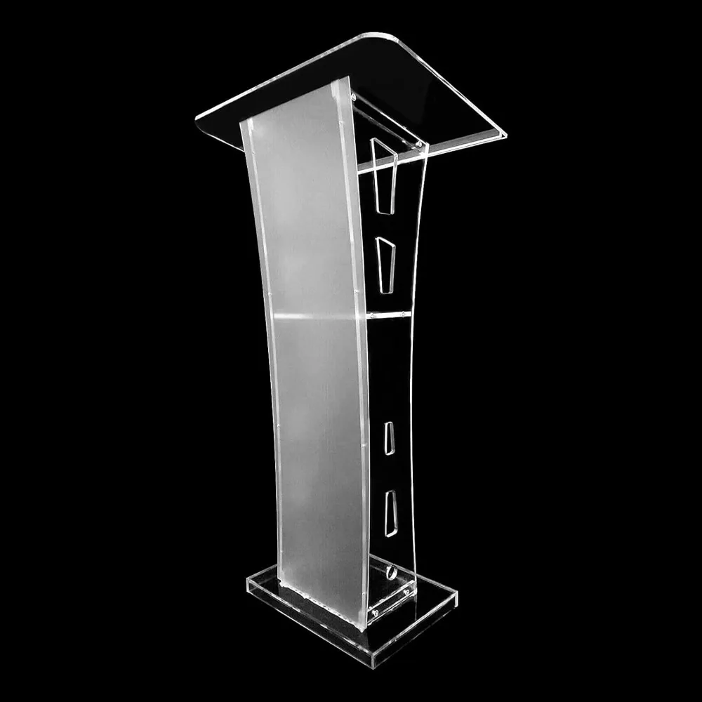 

Classic Acrylic Podium Clear Podium Stand for Churches, Lecterns & Podiums Pulpits for Churches, Portable Acrylic Podium Lectern