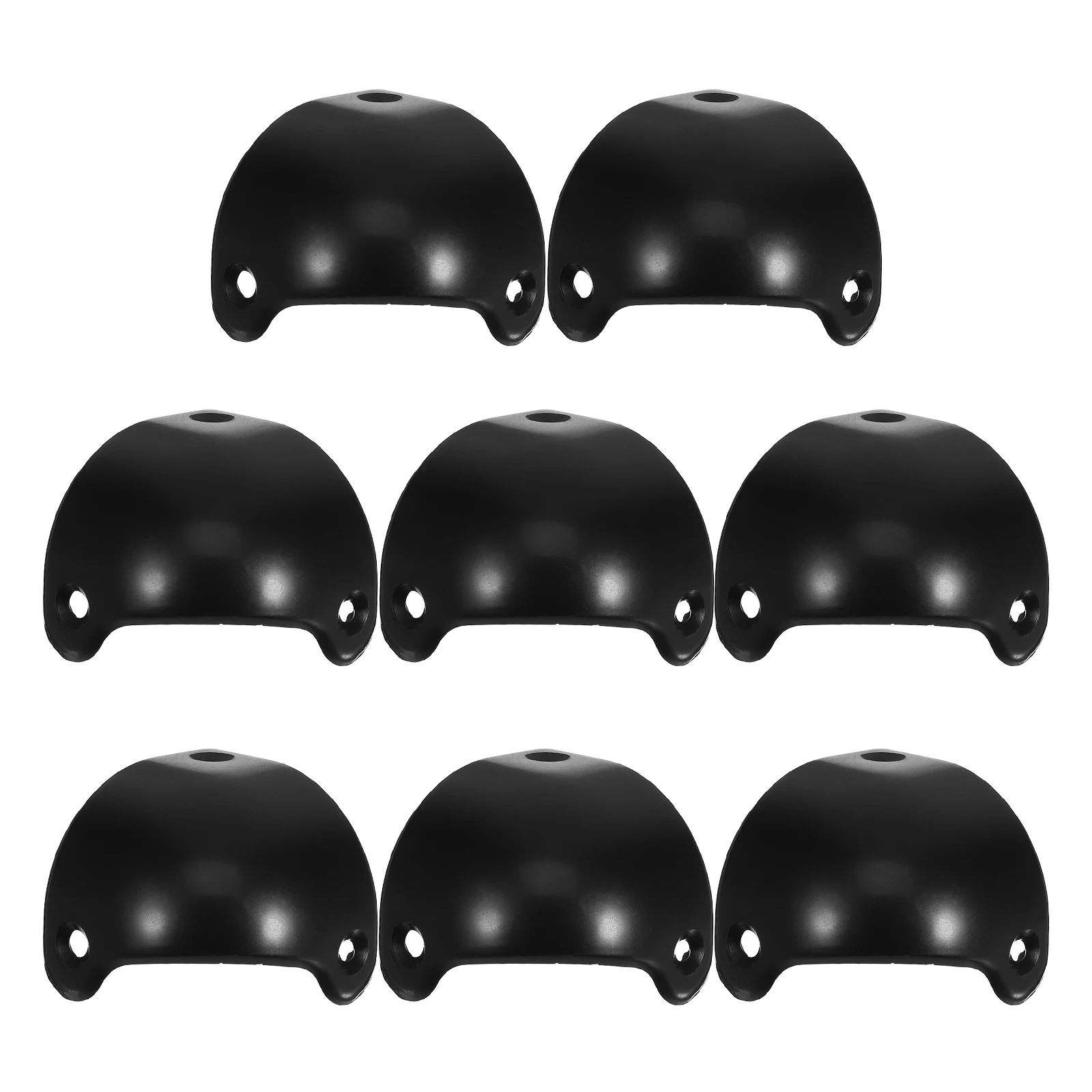

8 Pcs Guitar Speaker Corner Edge Protector Anti-collision Guard Enclosure Plastic Black Garage