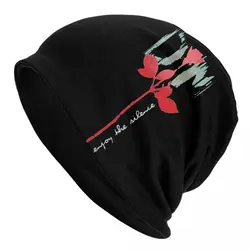 Depeche Cool Mode Skullies Beanies Hat Music Violator Goth Men Women Outdoor Caps Warm Dual-use Bonnet Knitted Hat