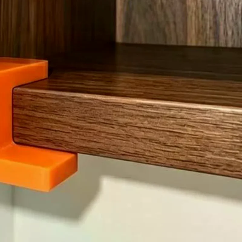 T-Type Cabinet Door Installation Jig Heavy Duty Woodworking Locator Bracket Clamp for Professional Carpenters Renovation
