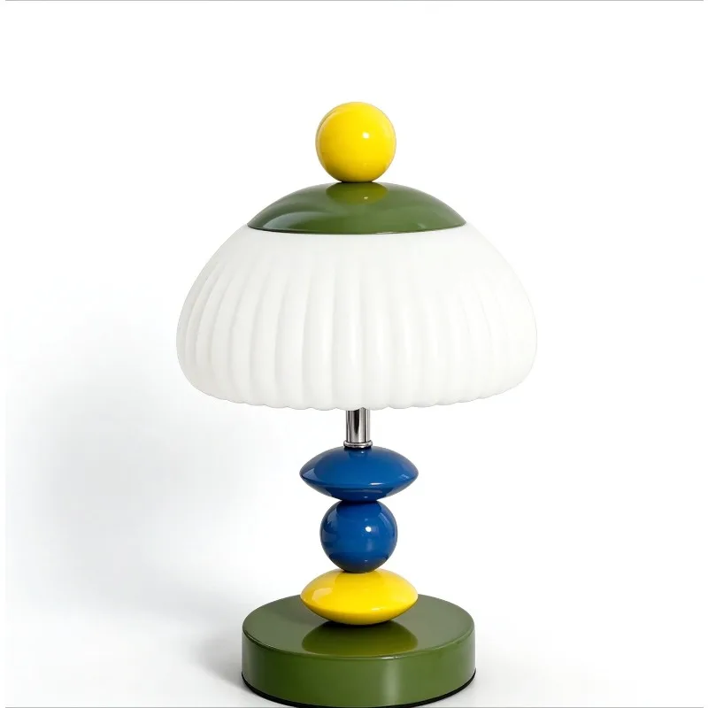 Cream Wind Children's Room Desk Lamp Color Collision Eye Protection Bed Headlamp Bedroom Desktop Atmosphere Night Light