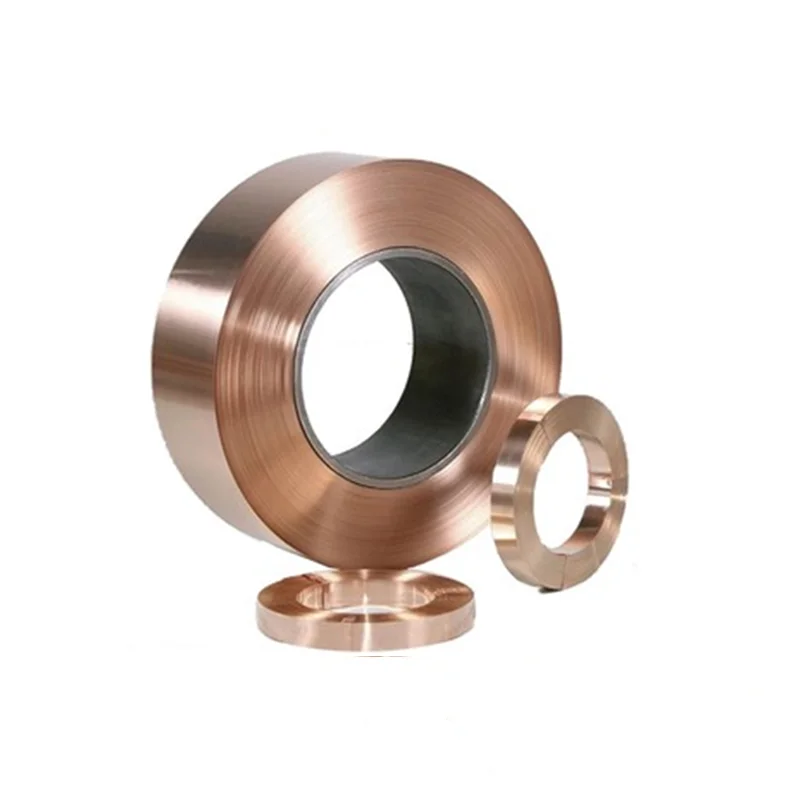 Fita de cobre do bronze do fósforo da lata para o processamento do corte do laser tira de cobre 0.2mm - 0.5mm fosforoso de 10m c5191
