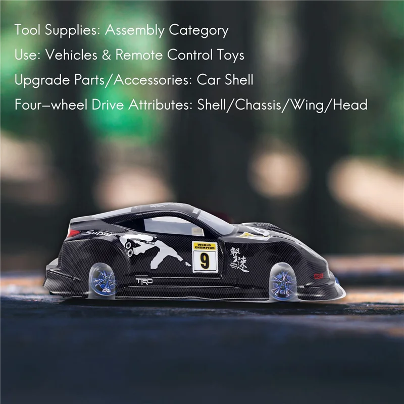 MACH-RC 1:10 Flat Running On-Road Car Drift Car PVC 190MM GT Body Shell For HSP/HPI/Tamiya/ Kyosho/Sakura 94122 94123 D3 D4 CS R