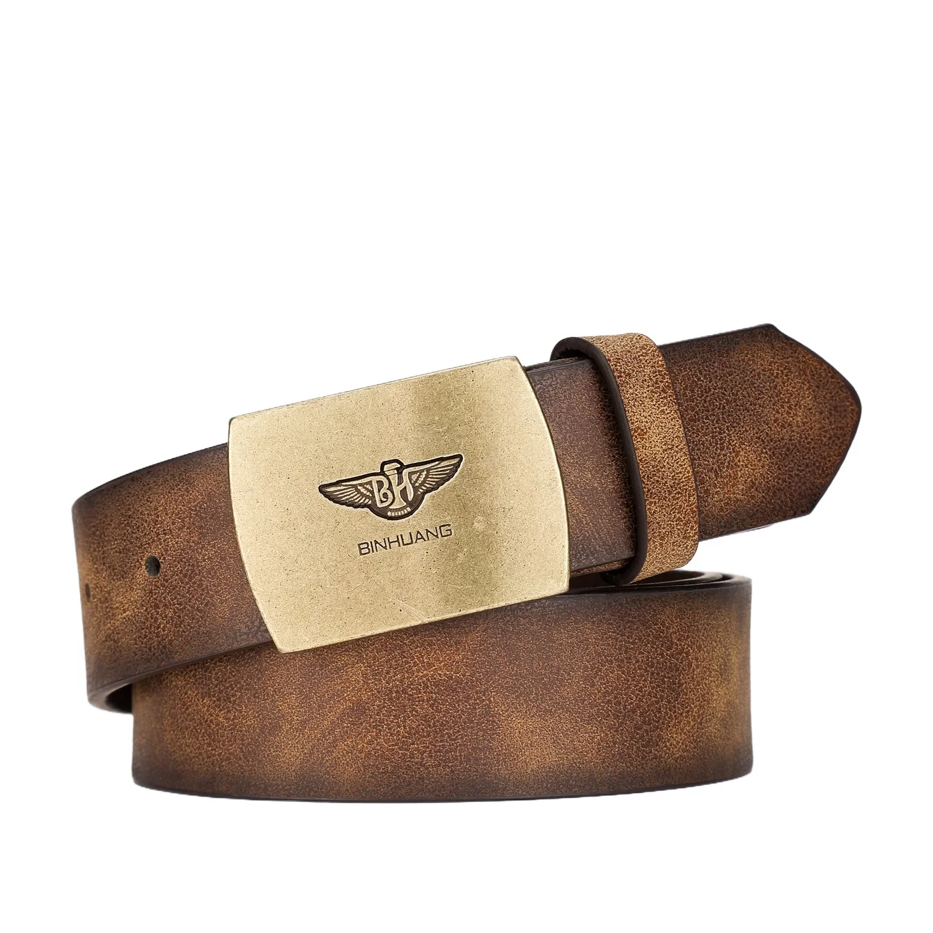 1 Piece Retro Western-Style Belt with Metal Buckle, Made of PU Material, the Same Design for Both Men and Women, Belt
