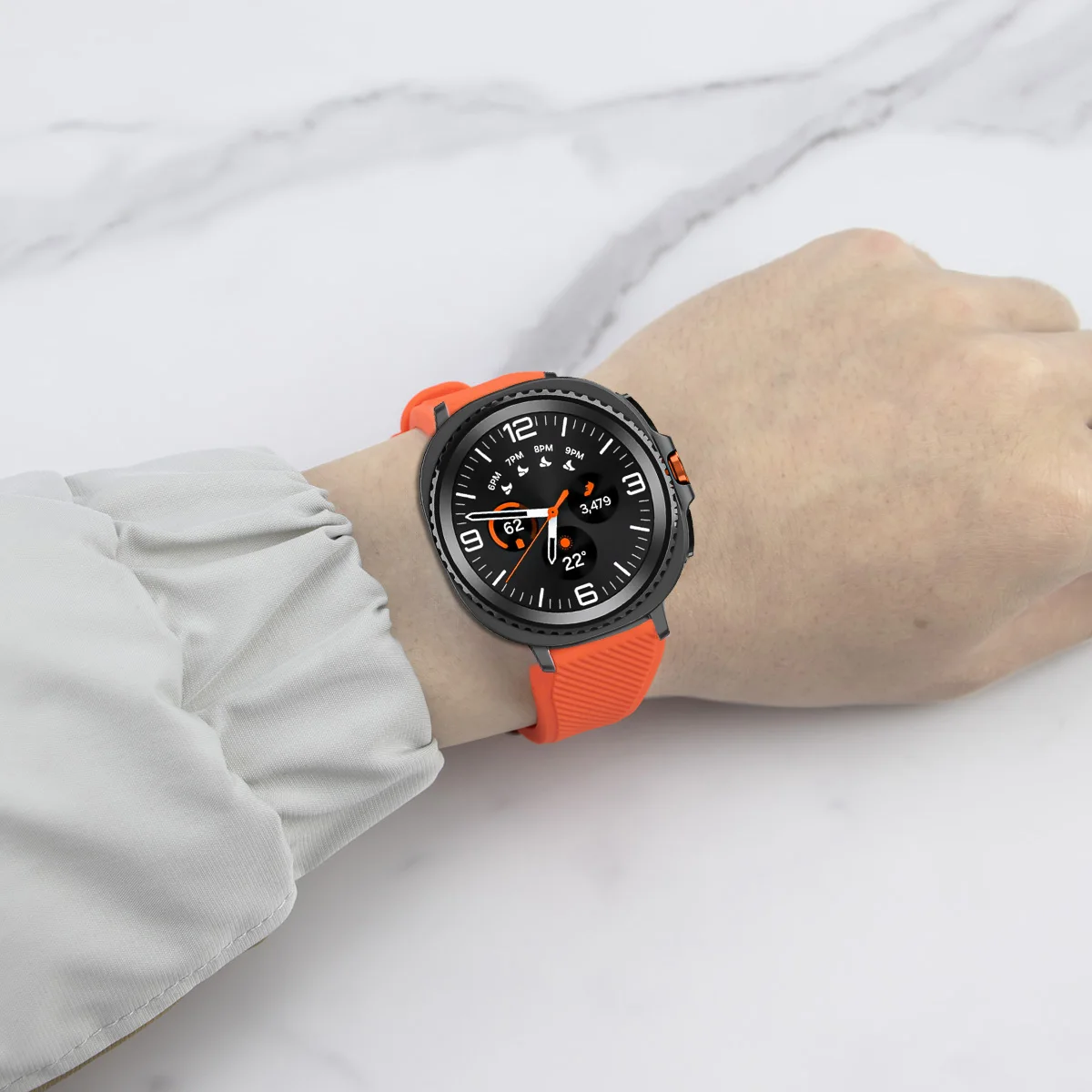 삼성 갤럭시 시계 울트라 2025 액세서리 correa 팔찌에 대한 스포츠 실리콘 스트랩 삼성 갤럭시 Watch8 40 44mm/8Classic