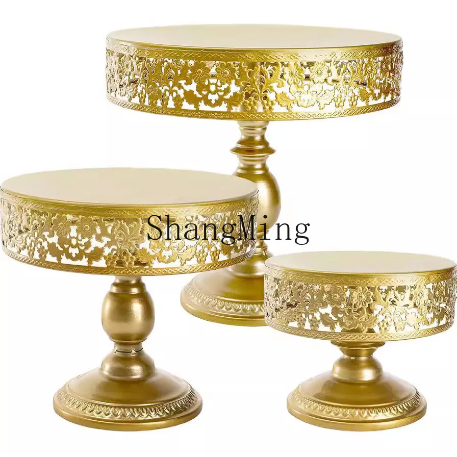 

DSA Golden Cake Stand Decoration Party Arrangement Display Stand Dessert Table Decoration Supplies Decoration