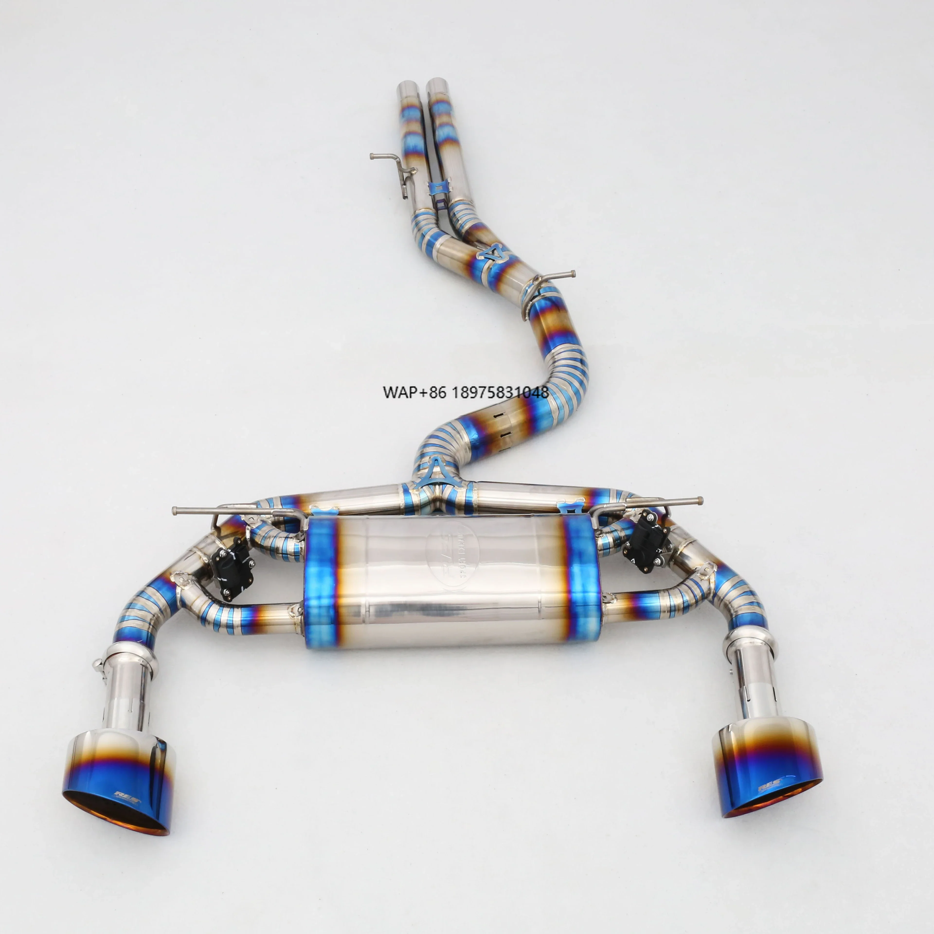 Factory Customizable 2.5T EA855 304 Stainless Steel/Titanium Valved Exhaust System for