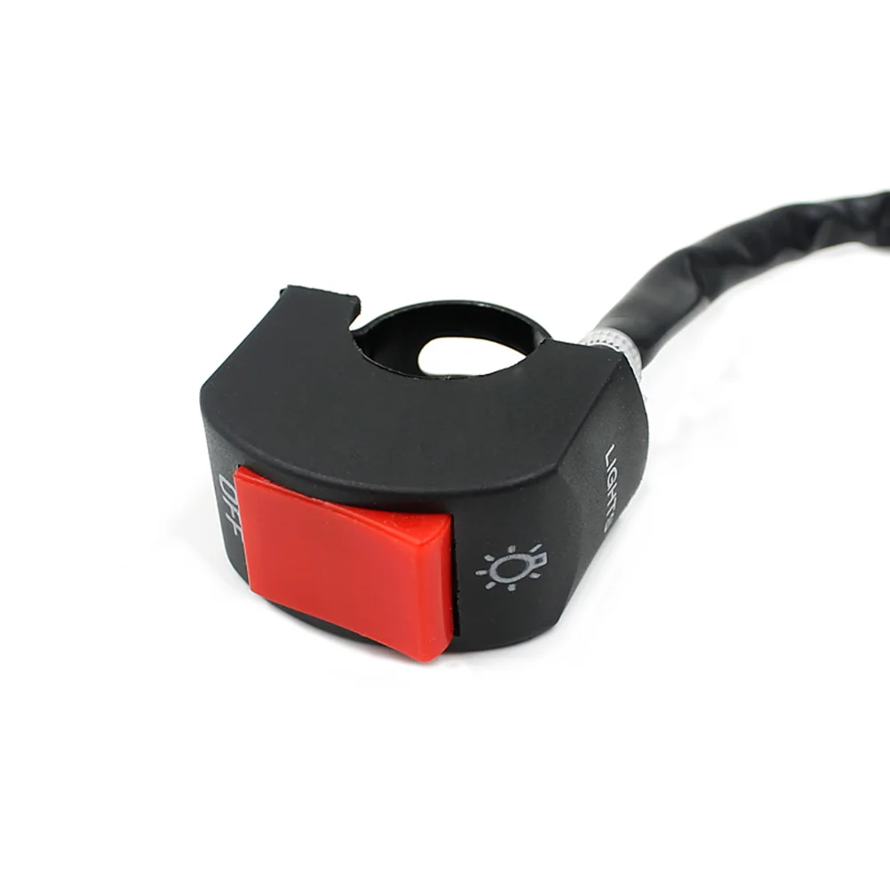 

Motorcycle on Off Button Handlebar Mount Headlight Stop Switch Durable Plastic Metal Rubber 45x212x33cm Fit Atv Scooter