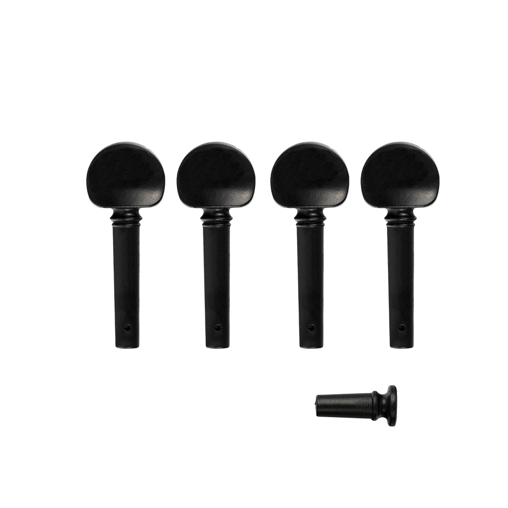 DIY Violin Parts Electric Violin One Set of Violin Chin Rest Knob Tailpiece Perforated Pegs For Violin Size 4/4 3/4 1/2 1/4 1/8