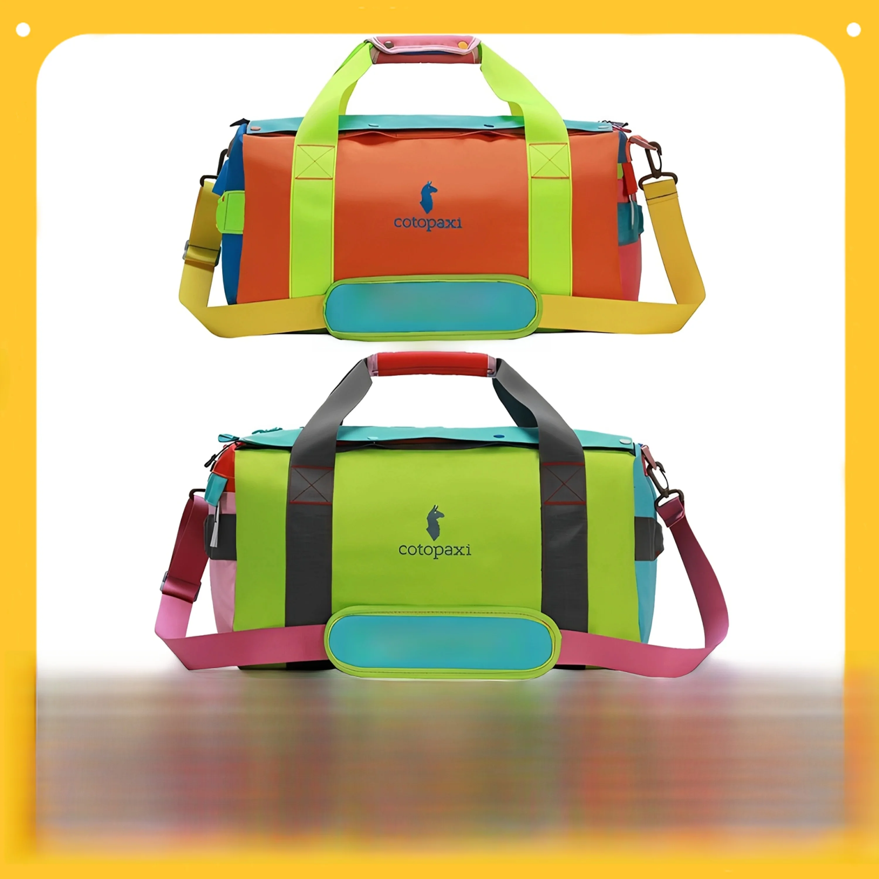 cotopaxi-multifunctional-fitness-outdoor-travel-bag-hidden-storage-dual-shoulder-strap-camel-print-nylon-unisex-casual-bag