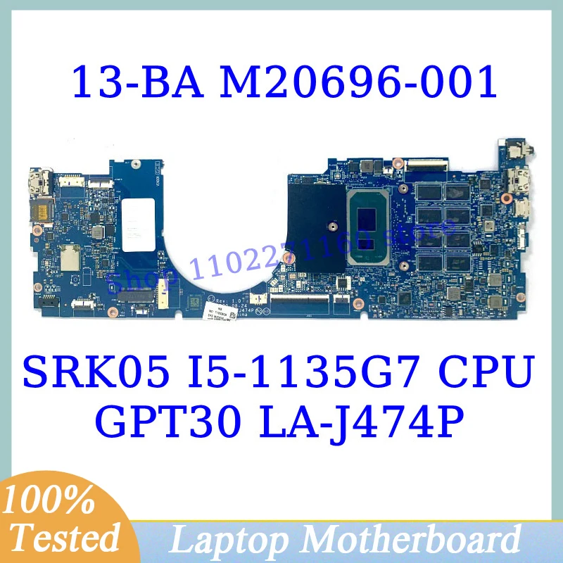 M20696-001 M20696-501 M20696-601 für hp 13-ba mit srk05 I5-1135G7 cpu gpt30 LA-J474P laptop motherboard 100% getestet funktioniert gut