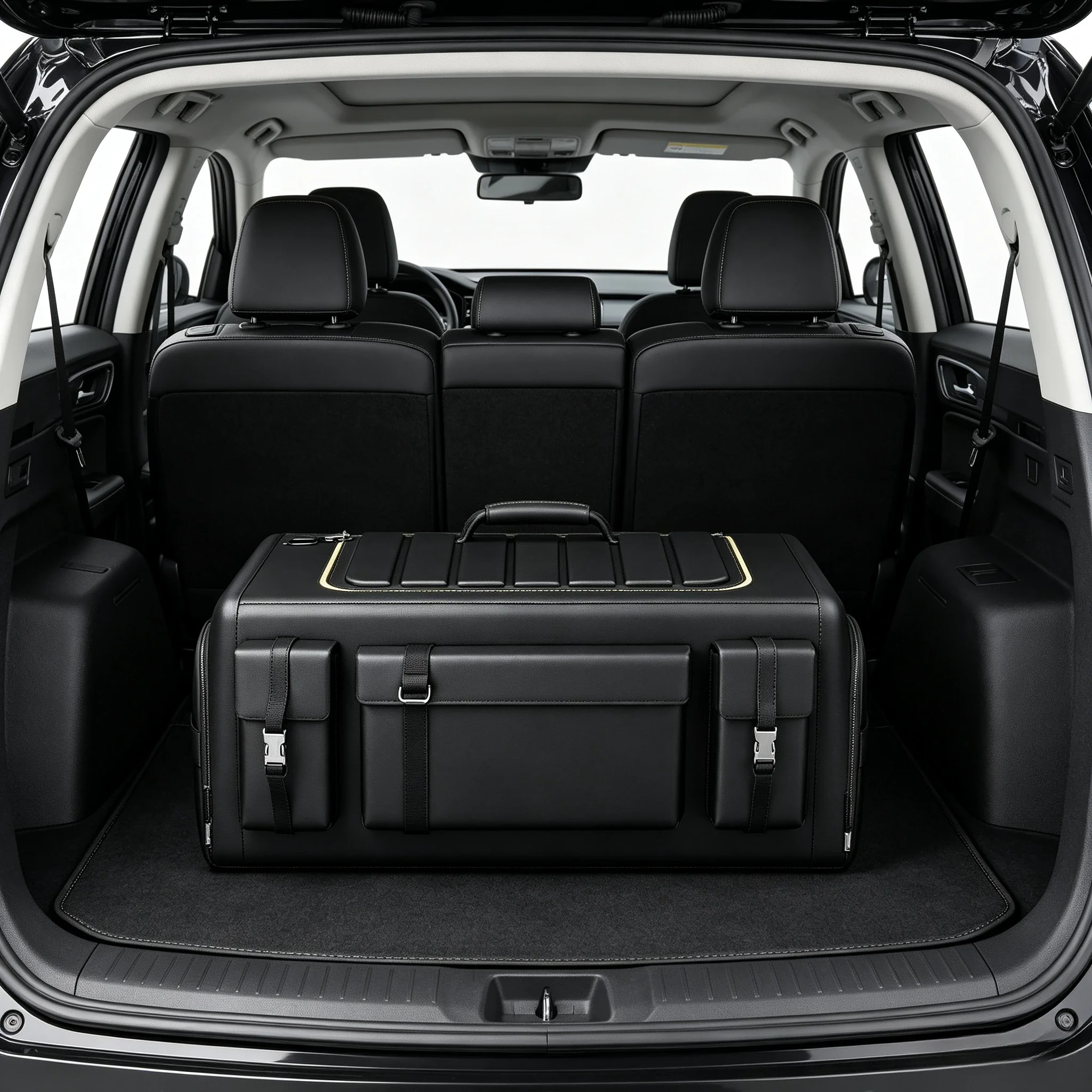 Foldable Car Trunk Storage Box Multifunctional Vehicle Tail Organizer Portable Storage Container For Car Interior Tidying