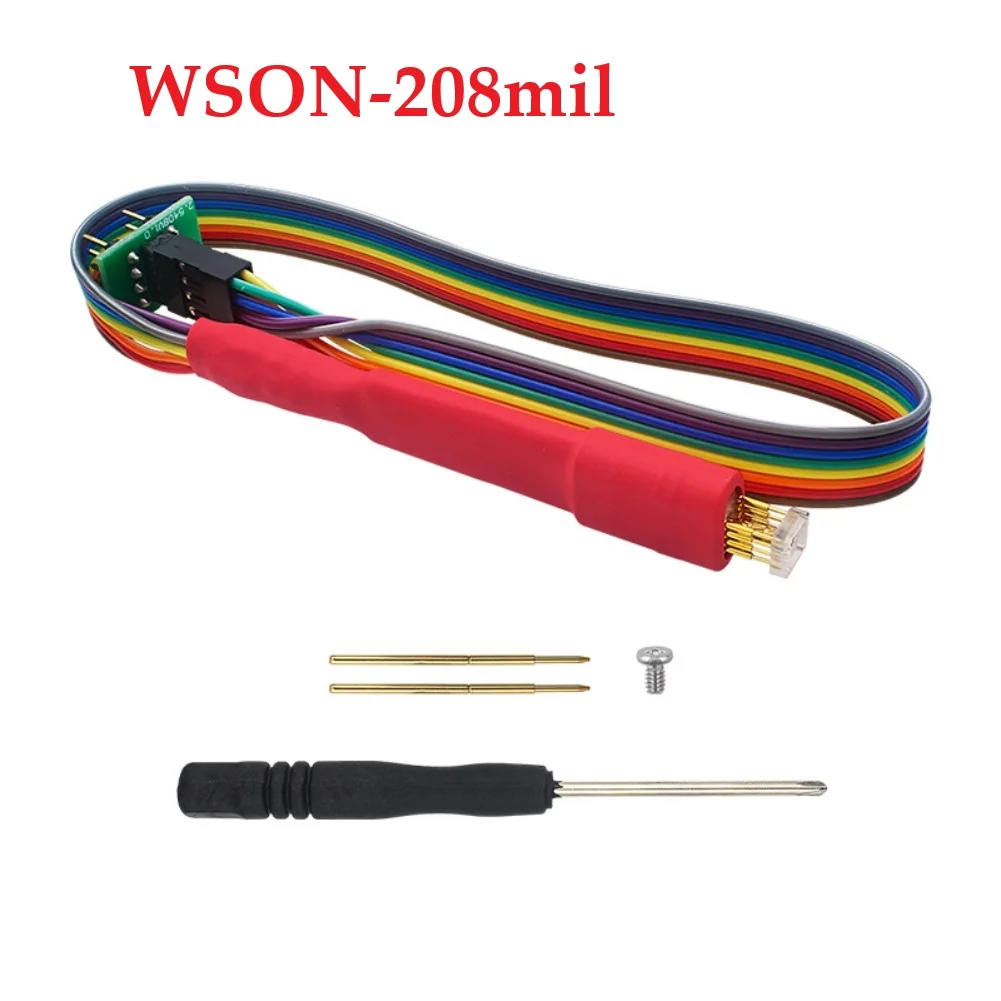 Chip Programming And Discharging Probe Adapter With Optional Spring Pins For 6x5mm And 8x6mm Packages For Industrial Electronics
