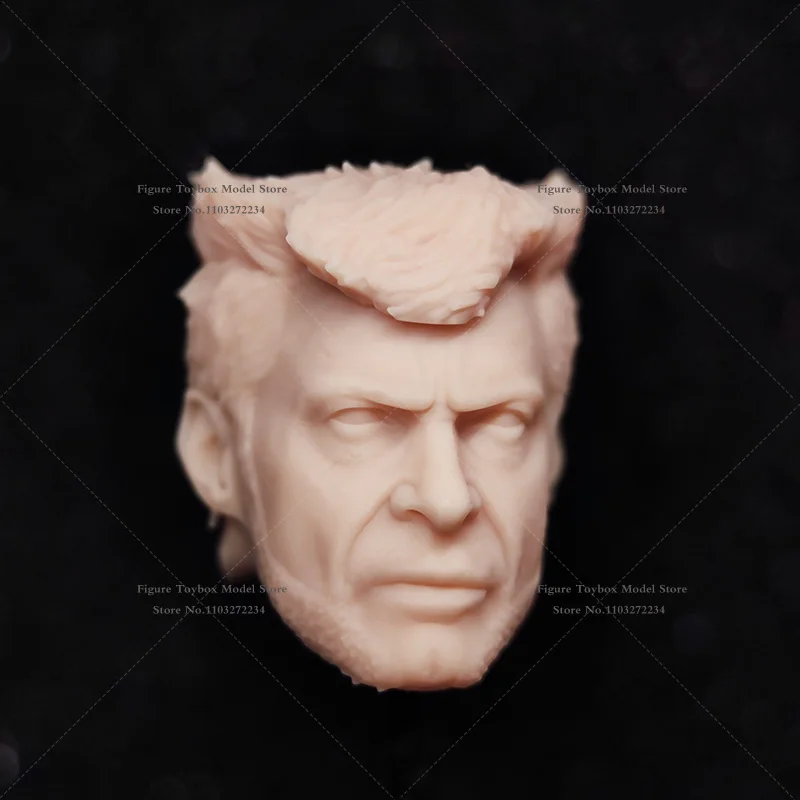 نحت رأس غير معطر 1/12 هيو جاكمان هنري كافيل متحولة وولف مان أنيمي واد رايان رينولدز نموذج أبيض محروق للجسم 6 بوصة مل