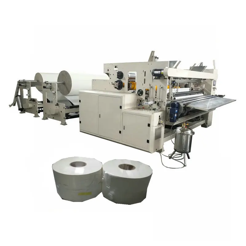 Small Business Toilet Paper Production Line Automatic Rewinding Cutting Packing Machine For New Entrepreneurs Energy Saving