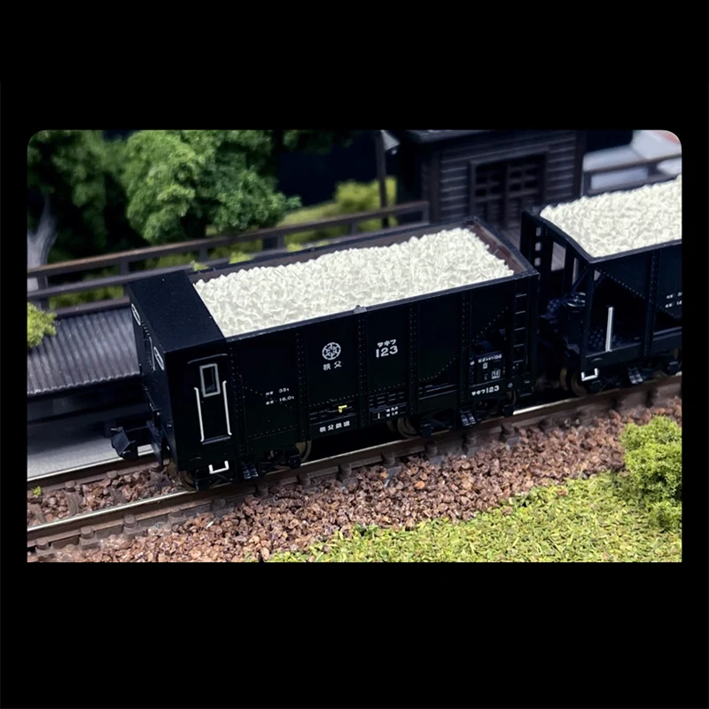 10 Section Train Model 1/150 N Scale Rail Car A2077 Chichibu Railway Ore Car Boy Gift Collection Model Toy