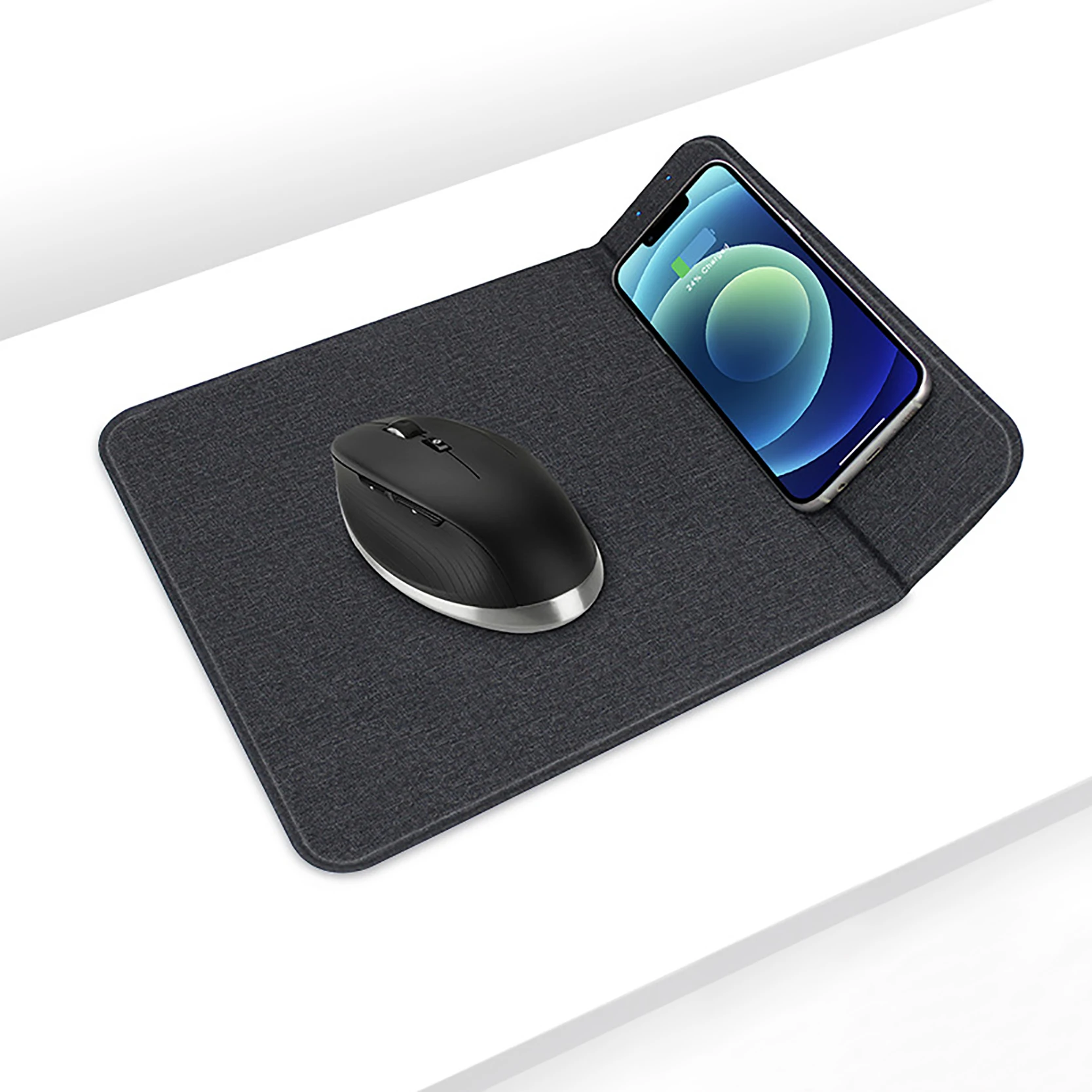 New Creative Wireless Charging Mouse Pad Multi Functional Folding Phone Fast Charging Home Office Gift Exclusive
