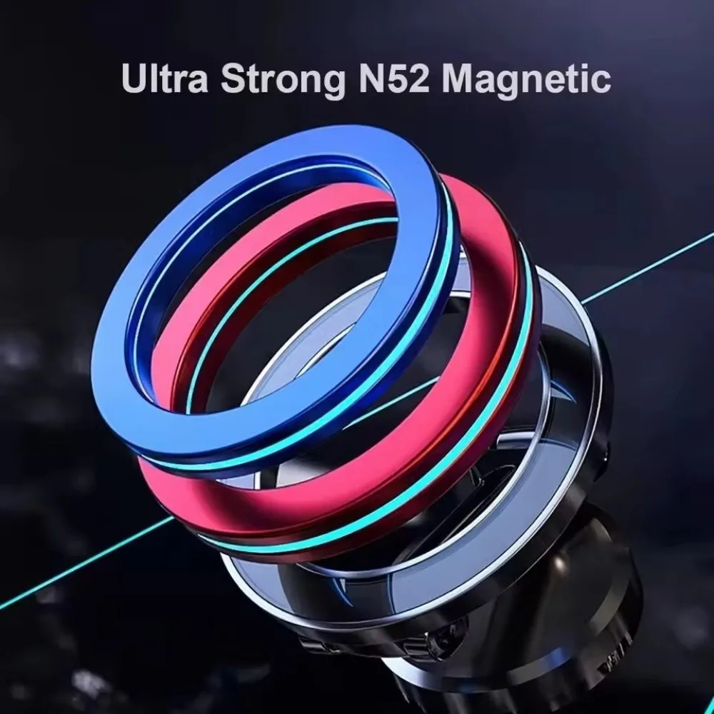 360° Rotation Cell Phone Holder Foldable Vacuum Magnetic Phone Bracket Magnetic Adsorption Car Phone Holder