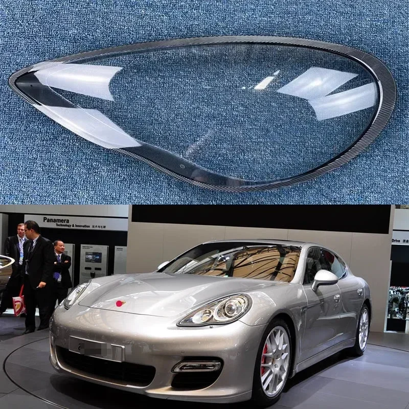 

For Porsche Panamera 2010 2011 2013 Car Accessories Headlight Cover Headlamp Shell Lampshade Plexiglass Replace Original Lens