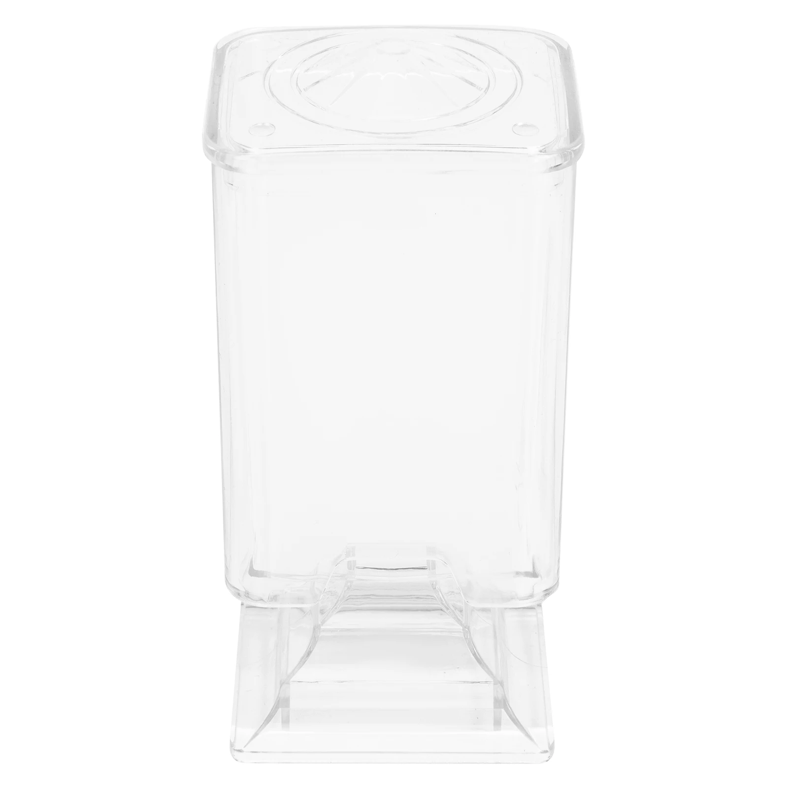 

Cotton Pad Transparent Cotton Pad Holder Storage Box for Bathroom Living Room Nail Tool Organizer Stackable Container
