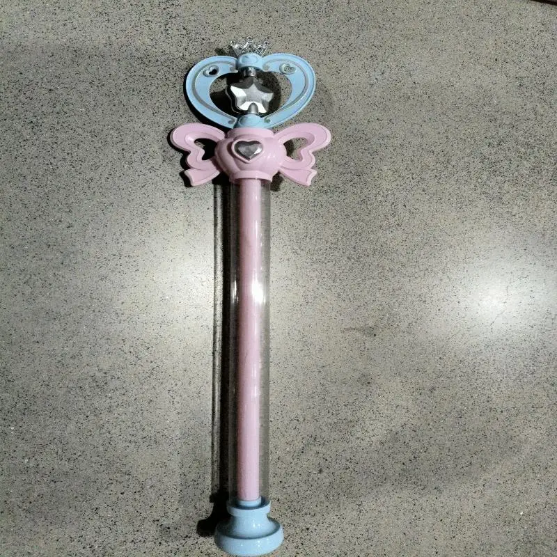 For Girls Princess Magic Water Wand With Rotating Spray Pull Launch Summer Outdoor Backyard Beach Play Water Battle Cannon