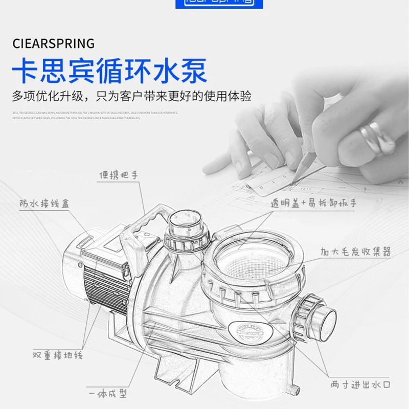 

Горячий продавать сверхмощный водоструйный насос высокого давления для бассейна