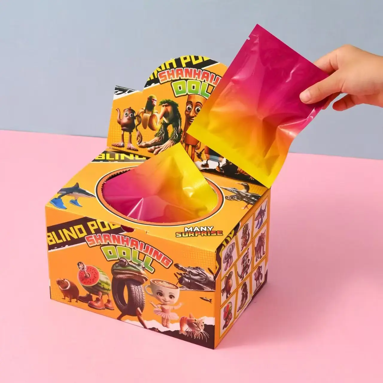 

Hot Tung Tung Sahur Italian Brainrot Figure Blind box Blind bag Tralalero Tralala Bombardino Shimpanzini Bananini Kids Toy Gift
