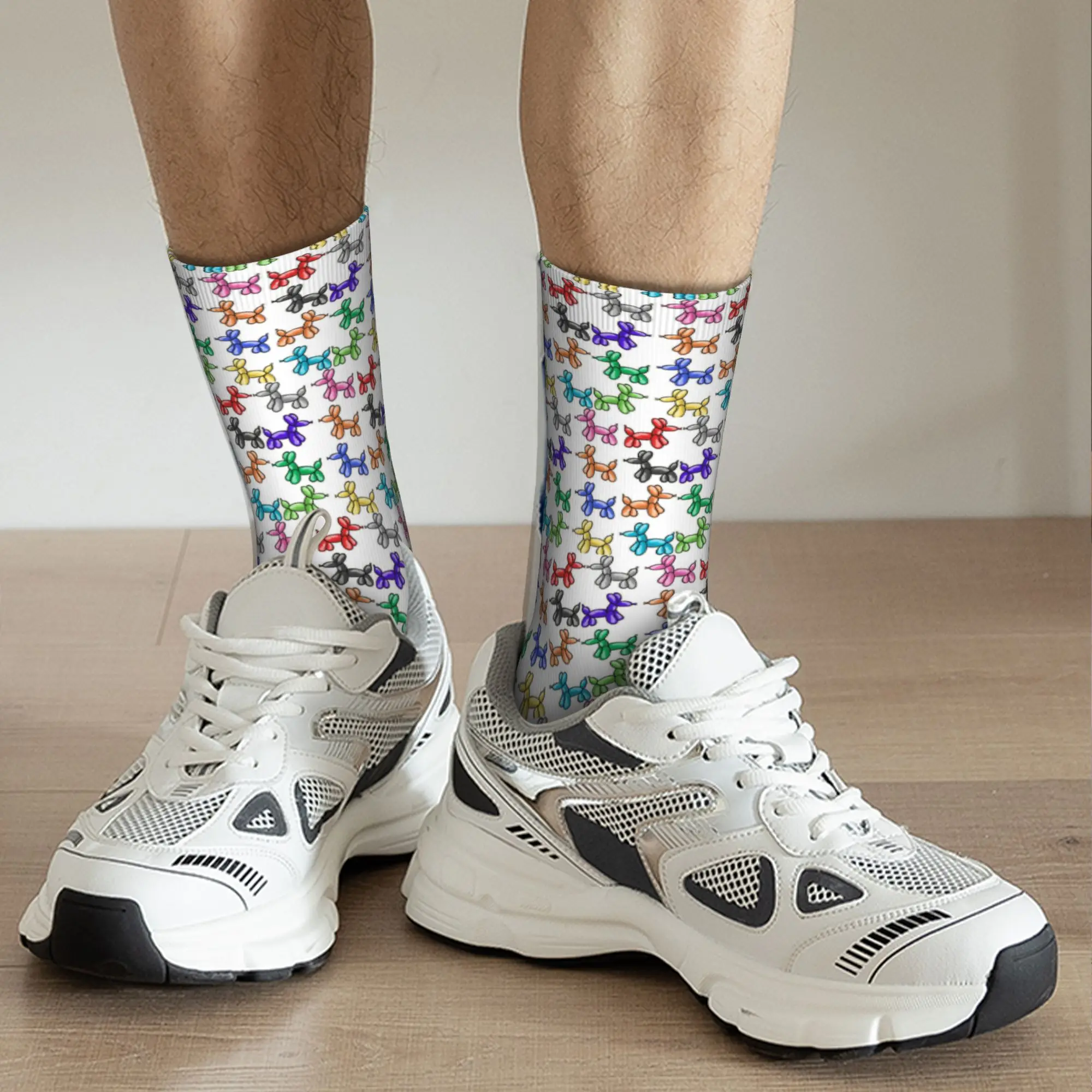 Ballon-Hunde-Socken, Harajuku, hochwertige Strümpfe, ganzjährig lange Socken, Zubehör für Unisex-Geschenke
