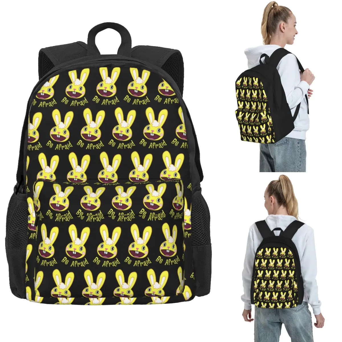 

Happy Tree Friends Backpack Hot Sale Daypack Large Capacity Boys Girls BookBag School Bag Shoulder Bags for Men Women