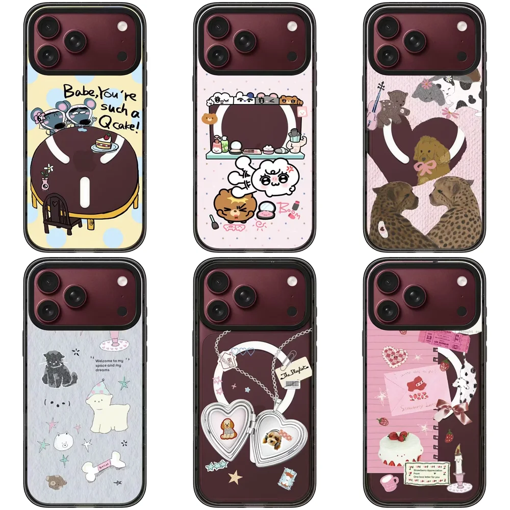 6092344 Impact Black Border Magnetic Case: Compatible with IPhone 18 17 16 15 14 13 Pro Max 17 Air