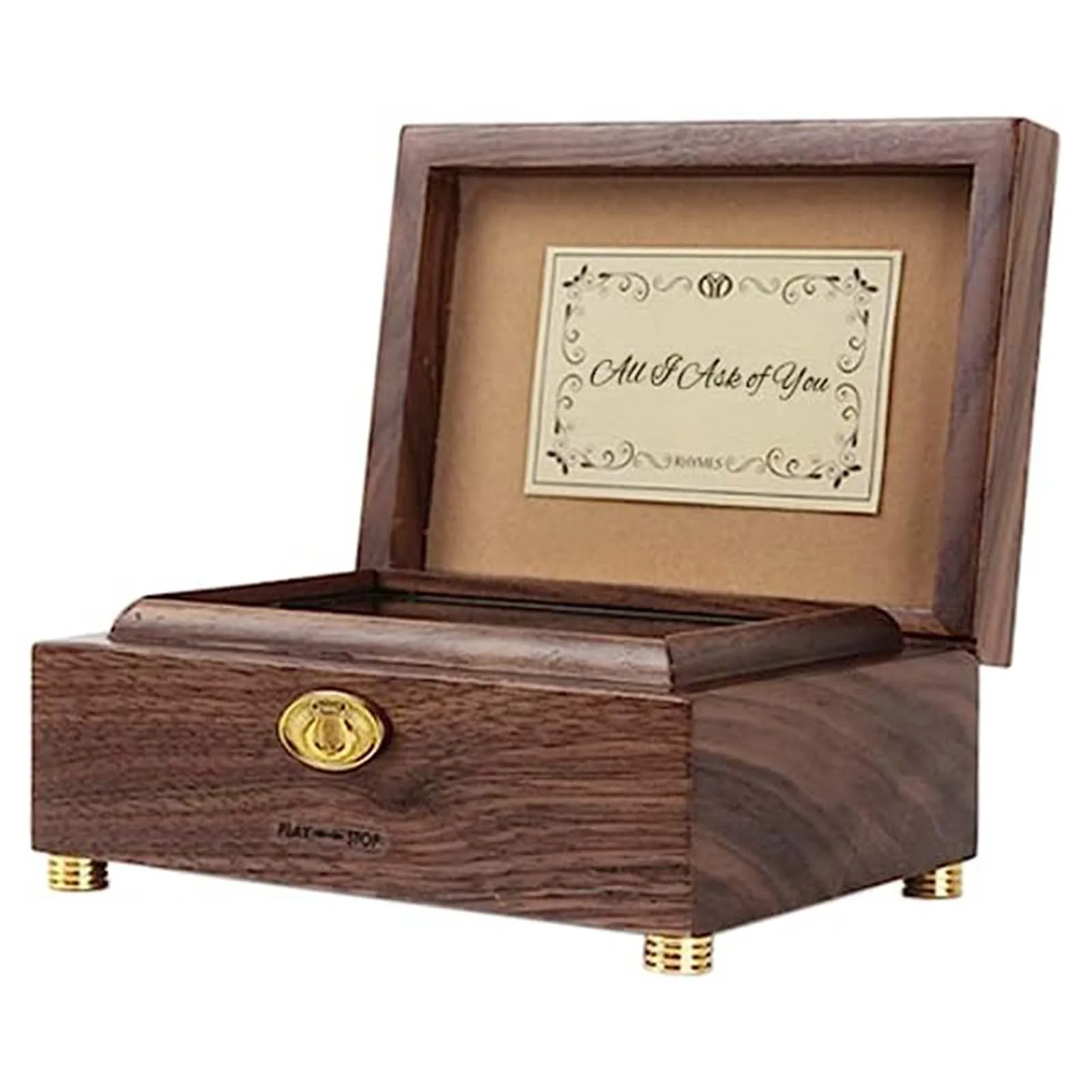 SOFTALK All I Ask of You 30 Note Single High-End Layer Solid Wood  Music Box Birthday, Christmas, Valentine's Day Gift