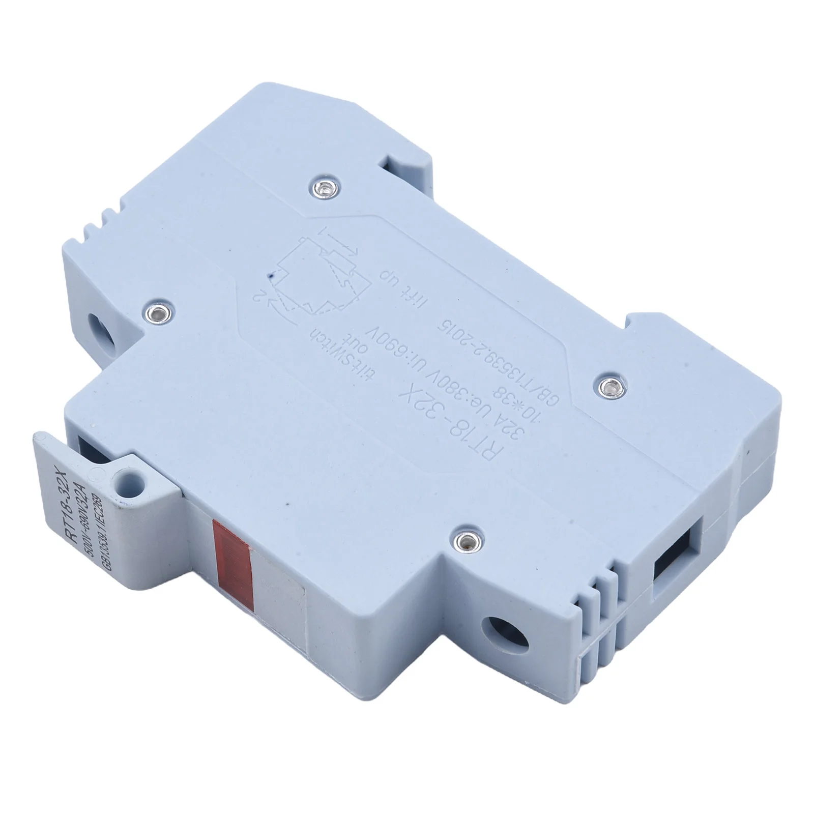 10x38mm Fuse Base RT18-32X Fuse Base For Workplace Installation High Work Efficiency Pure Copper Conductive Terminal