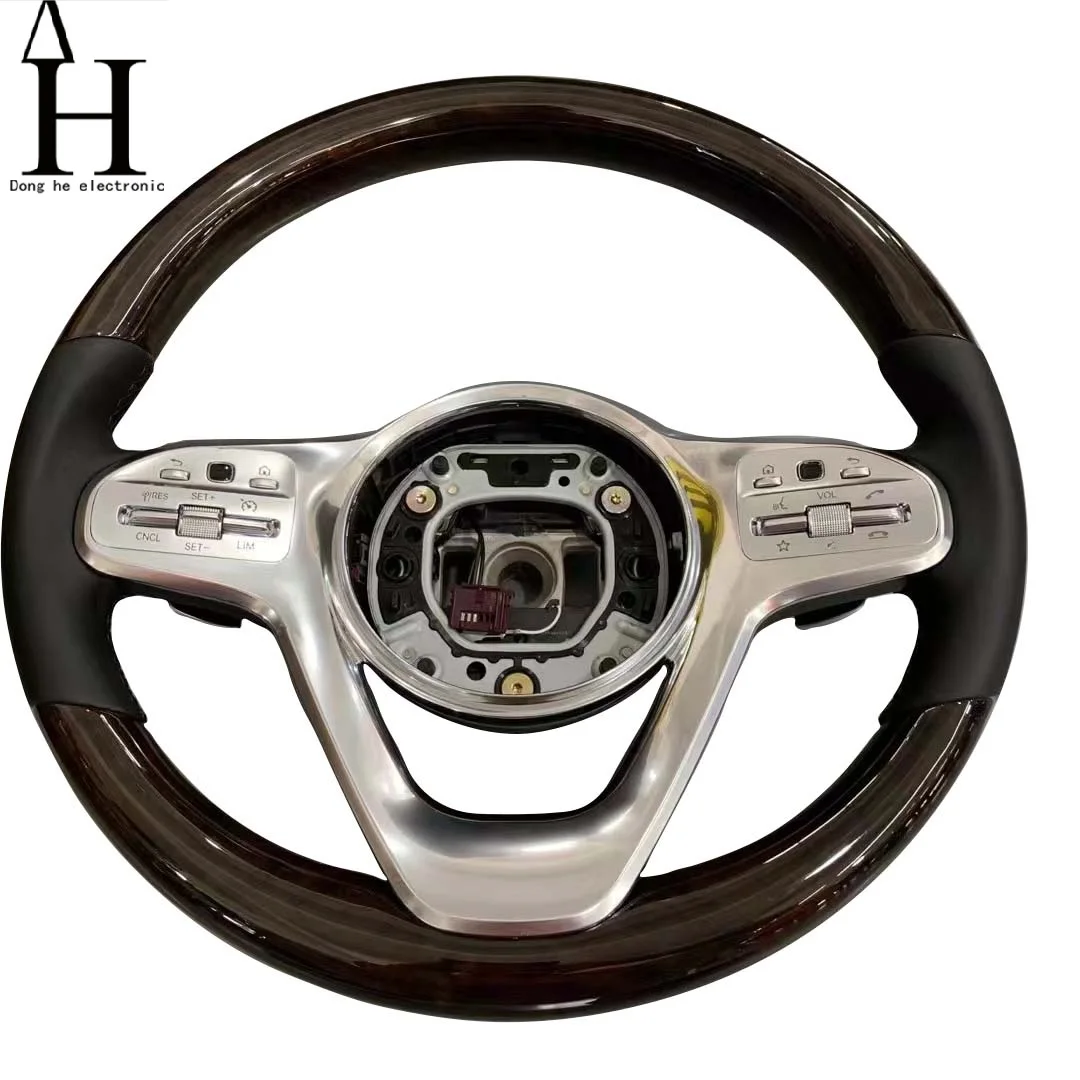 Wooden steering wheel for Mercedes-Benz Maybach GT W190 C190 W205 C205 W166 W167 W177 W213 W217 C217 W222 W223 W253 W257 W292 W4