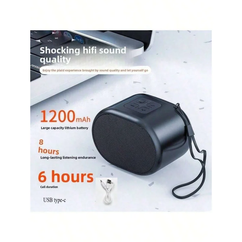 

"2025 B62 Bluetooth Outdoor Portable Mini Bass Subwoofer High Volume Desk Speaker Gift For Home & Travel
