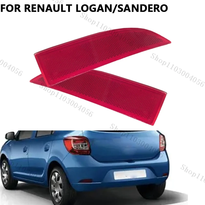 

Car Rear Bumper Light For Renault Clio Symbol Joy Logan Sandero Mk2 Reflector Lamp Without Bulbs 265659019R 265600427R