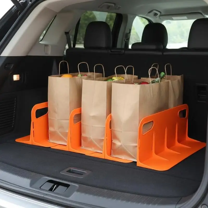 Car Trunk Organizer Adhesive Anti-Slip Angle Support Bracket Shake-proof Fence Storage Holderfor Secure Storage