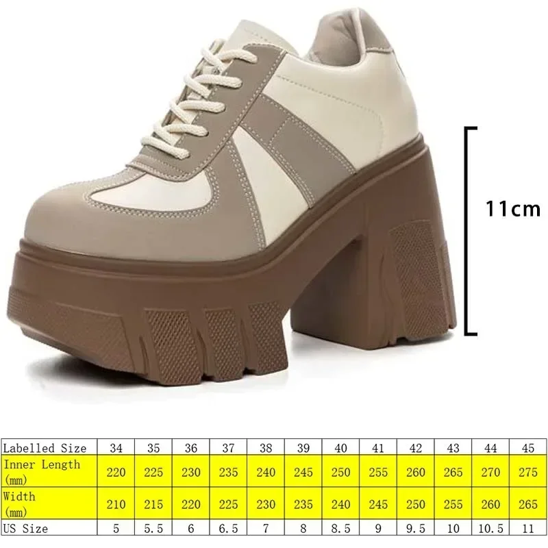 Fujin 11cm New Women Luxury Microfiber Platform Wedge Pumps Comfy Ankle Booties Genuine Leather Spring Autumn Ankle Boots Shoes