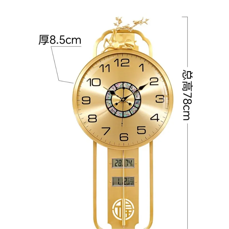 ساعة حائط أنيقة وفريدة من نوعها جمالية معلقة رقمية فاخرة ساعة حائط صناعية إيطالية Reloj De Pared Para Sala ملحقات منزلية