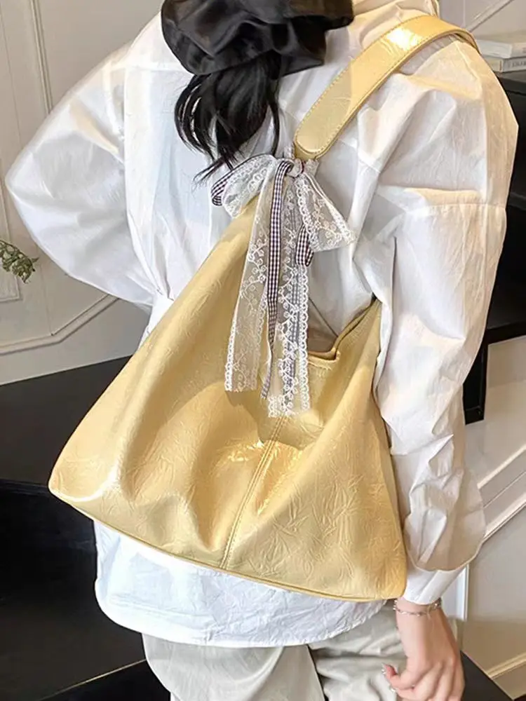 

Simple Large Capacity Tote Bags For Women Summer New Luxury Designer Brand High-quality Shoulder Handbag Messenger Bag