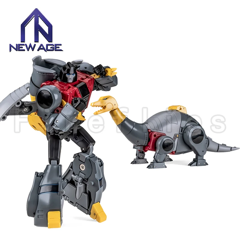 

14cm NEWAGE NA Transformation Robot Action Figure H56 Rhedosaurus Anime Model Toy For Gift Free Shipping