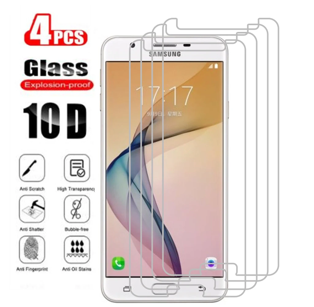 4pcs Tempered Glass For Samsung Galaxy On 8 7 5 On5 On7 On8 2015 2016 G550 G5500 G600FY G6000 Screen Protector Protective Film