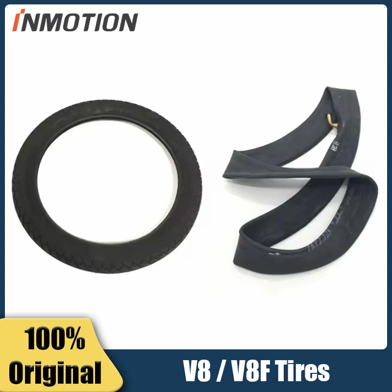 Original V8F Inner Tube Outer Tyre Tire For INMOTION V8F/V8 Self Balance Electric Scooter Unicycle Wheelbarrow Tire Accessories