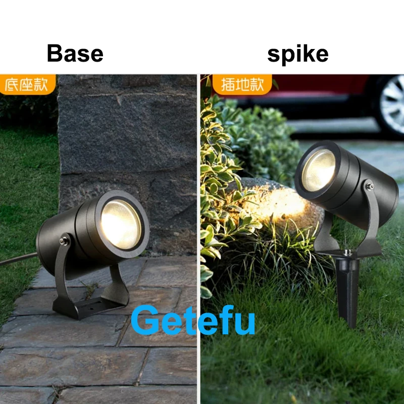 Waterproof IP65 Garden Lawn Lamps AC110V220V 12V 5W15W20W LED Lawn Light Spike Bulb Tuinverlichting Outdoor Lighting For Garden