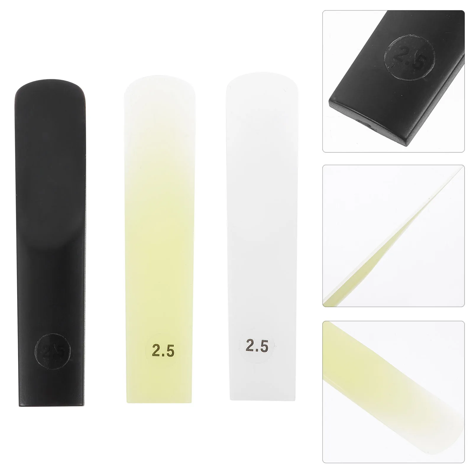 

3 Pcs Saxophone Reed Parts Musical Supplies Saxphone Accessories Alto Ligature Instrument Replacement Major